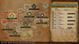 Расположение колоссальной кости в Monster Hunter Wilds