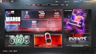 Список кодов шкафчиков WWE 2K25