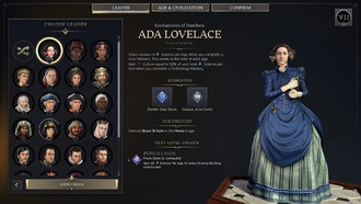 Руководство по лидерству Ады Лавлейс для Civilization 7