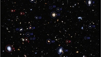 Загадочное наблюдение JWST: галактики в глубинах Вселенной вращаются в одном направлении