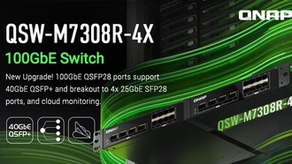 QNAP обновил коммутатор 100GbE QSW-M7308R-4X