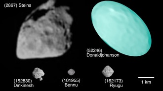 Модель предполагает, что астероид Дональдджохансон образовался 150 миллионов лет назад
