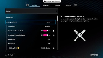 Лучшие настройки PCI для ударов в MLB The Show 25