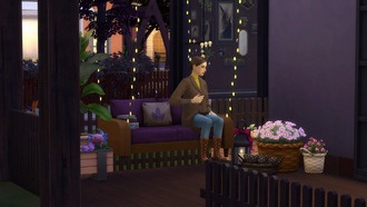 Как построить качели-скамейку в The Sims 4