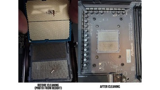 ASRock ремонтирует «сгоревшую» материнскую плату AM5, очищая сокет