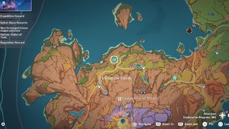 Коллективное множество мест испытаний воинов в Genshin Impact