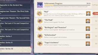 Ночное испытание Реджи (как пройти и все достижения) в Genshin Impact