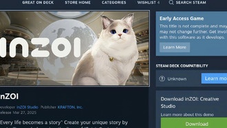 Как играть в InZOI в Steam Deck