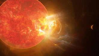 Маленькая звезда, мощные вспышки: ALMA делится новым видом Проксимы Центавра