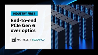 Marvell демонстрирует первую в отрасли сквозную PCIe Gen 6 Over Optics на выставке OFC 2025