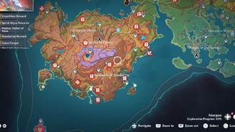 Расположение колец/фрагментов «Синий закат»: все драгоценности и роскошные сундуки в Genshin Impact