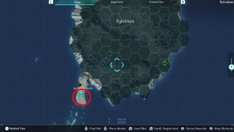 Xenoblade Chronicles X: Расположение челюсти насекомого
