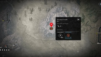 Как найти все утерянные страницы храма Энрякудзи в AC Shadows