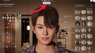 Как использовать функцию захвата лица в InZOI