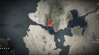 Расположение легендарного сундука в пещере Коромодако в AC Shadows