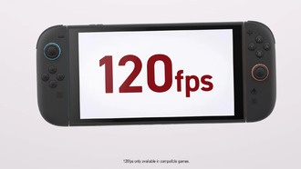 Nintendo Switch 2 поддерживает до 120 кадров в секунду, 4K и HDR