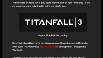 Data Miner предсказывает выход Titanfall 3 на выставке TGA 2025 в 2026 году