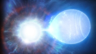 Астрономы обнаружили обреченную пару спиральных звезд на нашем космическом пороге