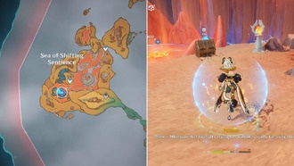 Расположение драгоценных и роскошных сундуков в Древней Священной Горе - Genshin Impact