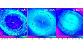Наблюдения JWST обнаружили пылевой диск вокруг центральной звезды туманности Кольцо