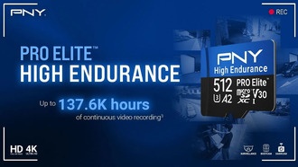 PNY представляет карты памяти MicroSD Flash Memory Card PRO Elite High Endurance
