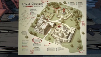 Как получить Красную корону в закрытой экспозиции в Blue Prince