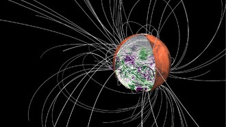 Расплавленное ядро Марса может объяснить магнитные странности Красной планеты