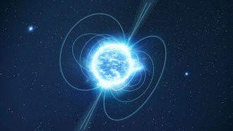 Хаббл отслеживает блуждающий магнетар неизвестного происхождения