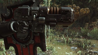 Лучший пистолет Neo-Volkite в Space Marine 2