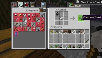 Как сделать Огниво в Minecraft