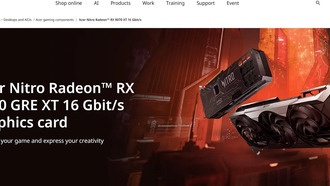 Acer Sweden кратко рекламирует модель «Nitro Radeon RX 9070 GRE XT»