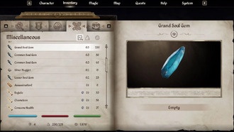 Как заполнить камни душ в Oblivion Remastered