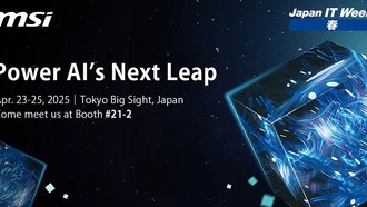 MSI представляет новый скачок в развитии искусственного интеллекта на Japan IT Week Spring 2025