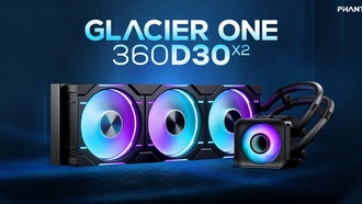 Phanteks выпускает жидкостный процессорный кулер Glacier One D30 X2 AIO