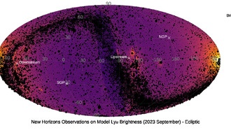 Наблюдения New Horizons привели к созданию первой в истории карты галактики в свете Лайман-альфа