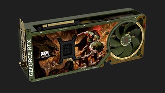 Asus сотрудничает с Bethesda, чтобы сделать еще более дорогую видеокарту Doom Edition RTX 5080 ROG Astral
