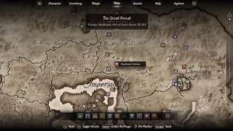 Расположение Эбони Клинка в Oblivion Remastered