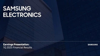 Samsung Electronics объявляет результаты за первый квартал 2025 года