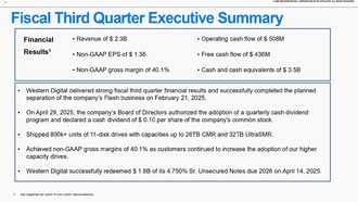 Western Digital сообщает финансовые результаты за третий квартал 2025 года