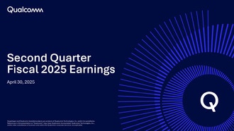 Qualcomm объявляет результаты второго квартала 2025 финансового года