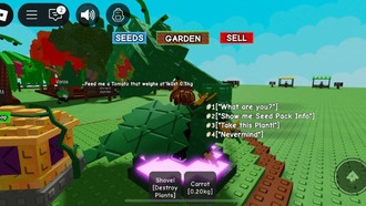 Как накормить Голодное растение в Grow a Garden