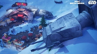 Изменения карты Fortnite в Star Wars: Galactic Battle Season
