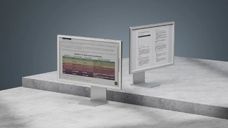 BOOX представила 25,3-дюймовый цветной монитор Mira Pro с E Ink экраном