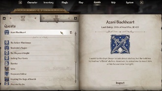 Прохождение квеста Azani Blackheart в Oblivion Remastered