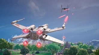 Все локации Fortnite X-Wing