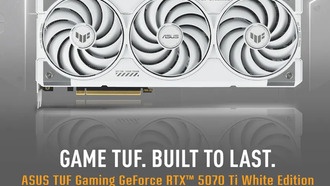 ASUS представила видеокарты GeForce RTX 5070 Ti и RTX 5070 в белом исполнении