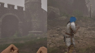 Как переключиться на вид от третьего лица в Oblivion