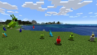 Как найти и приручить попугаев в Minecraft