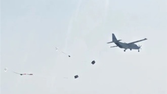 Китайский беспилотник SA750U впервые выполнил автономный сброс нескольких грузов