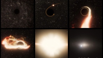 Hubble обнаружил блуждающую сверхмассивную черную дыру